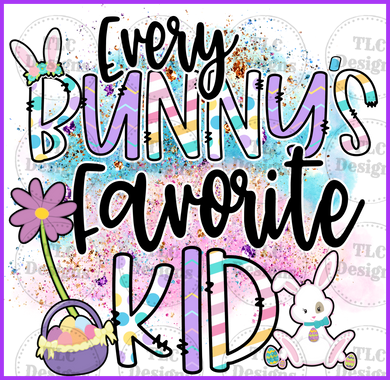 Every Bunnys Favorite Kid Full Color Transfers
