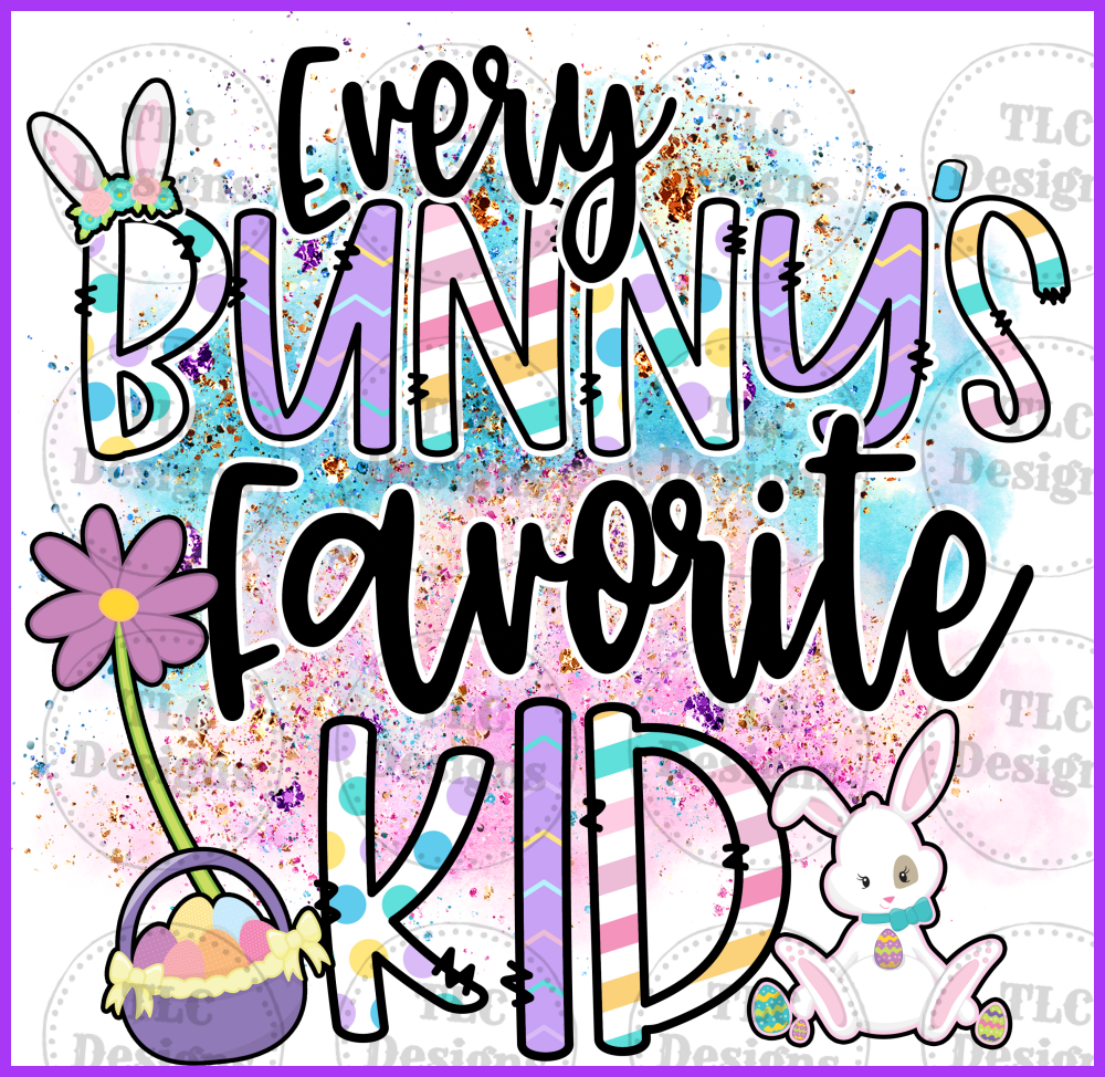 Every Bunnys Favorite Kid Full Color Transfers