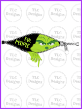 Load image into Gallery viewer, Ew People Grinch Peeking Full Color Transfers
