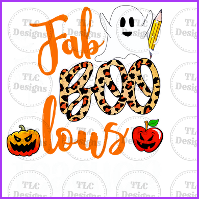 Fab Boo Teacher Full Color Transfers