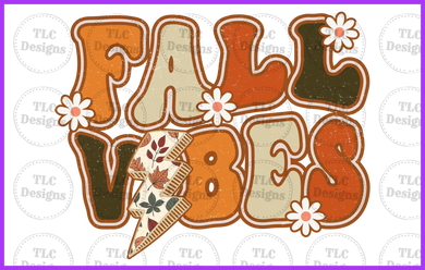 Fall Vibes 2 Full Color Transfers