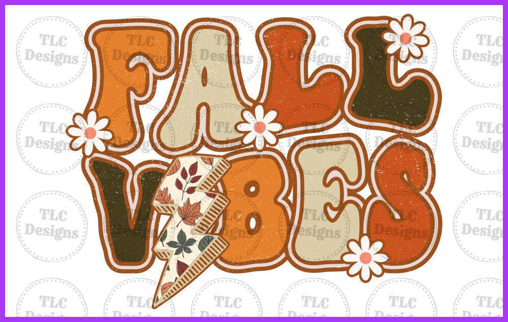 Fall Vibes 2 Full Color Transfers