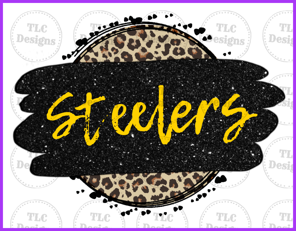 Glitter Steelers Full Color Transfers