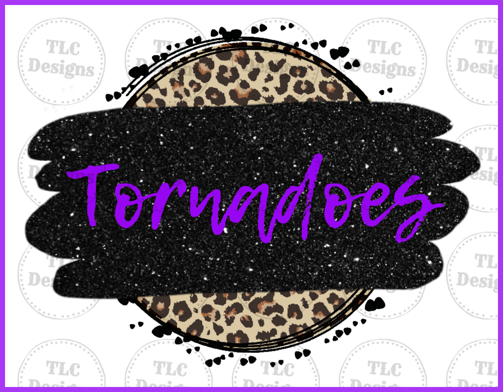 Glitter Tornadoes Full Color Transfers