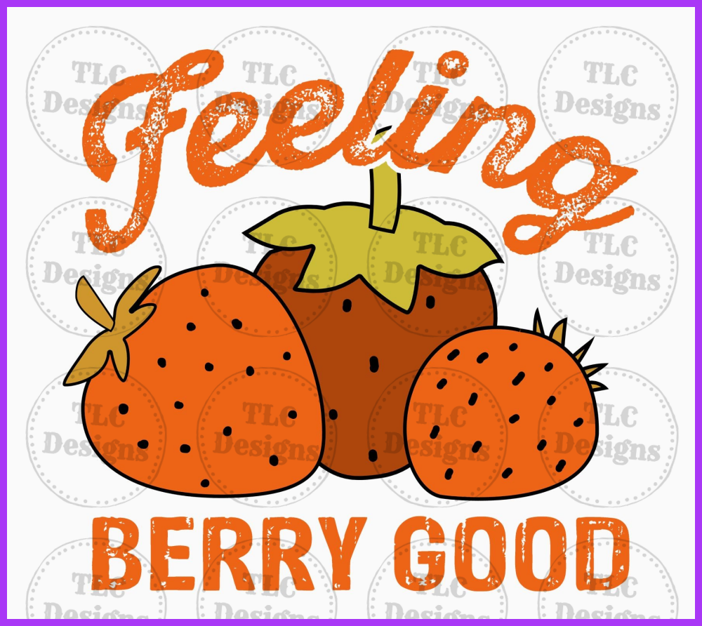 Feeling Berry Good Full Color Transfers