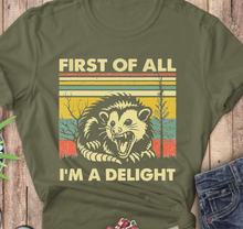 Load image into Gallery viewer, First Of All I Am A Delight Full Color Transfers
