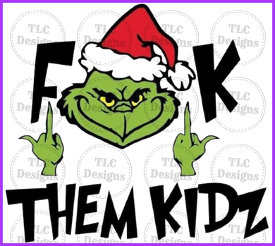 F**K Kidz Green Guy Full Color Transfers