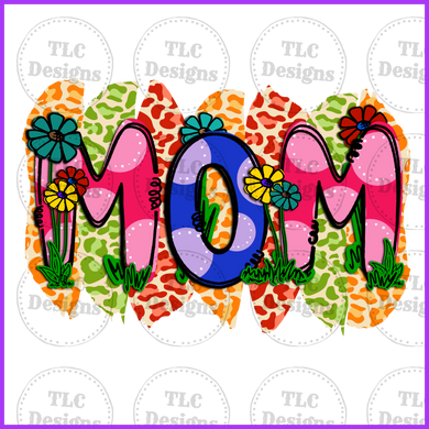 Flowers Mom Full Color Transfers