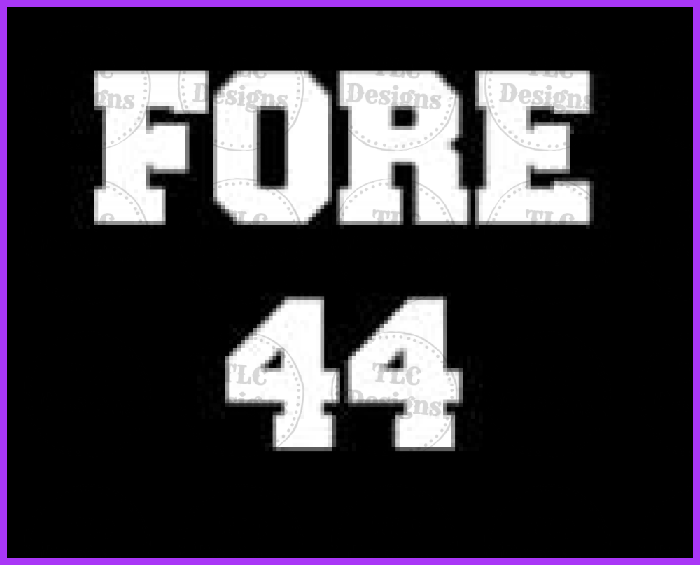 Fore 44 Full Color Transfers