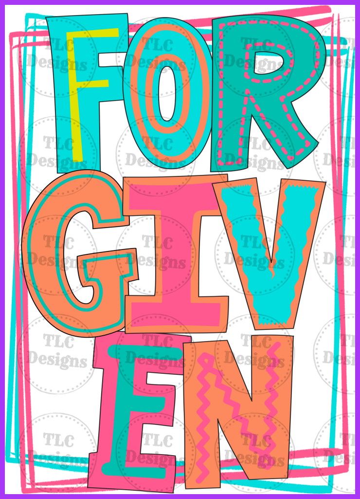 Forgiven Full Color Transfers