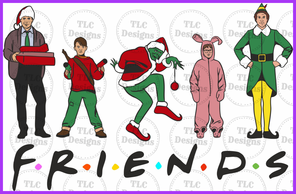 Friends 2 Full Color Transfers