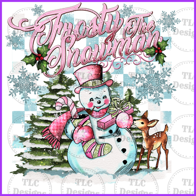 Frosty With Checker Full Color Transfers