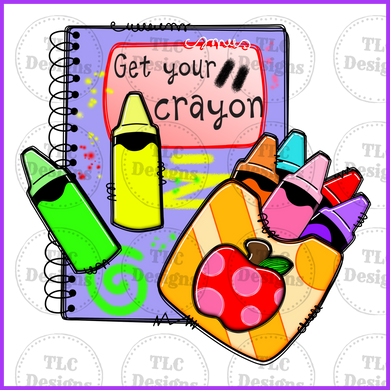 Get Your Cray On Full Color Transfers