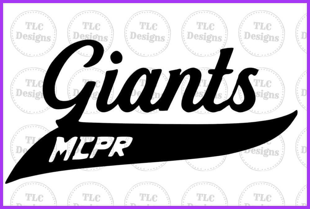Giants - Mcpr Full Color Transfers