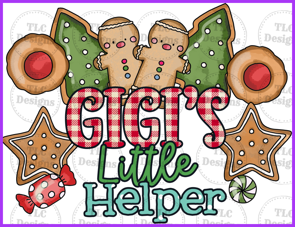 Gigis Little Helper Full Color Transfers