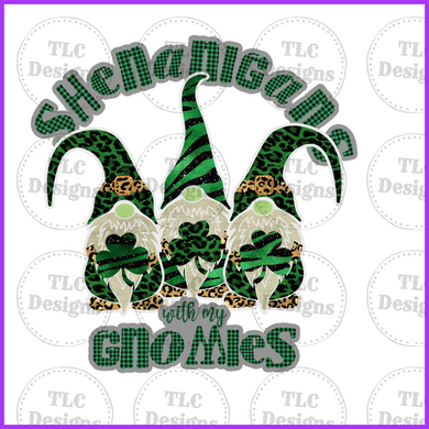 Gnome St. Patricks Full Color Transfers