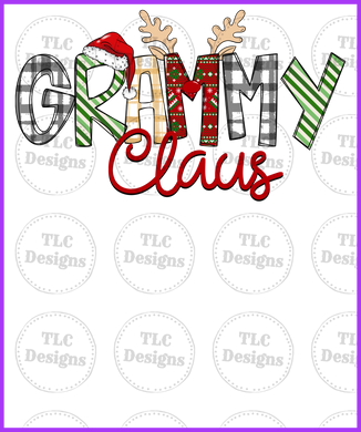 Grammy Claus Full Color Transfers