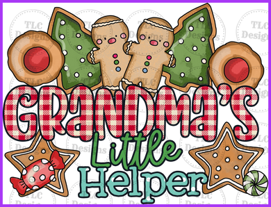 Grandmas Little Helper Full Color Transfers