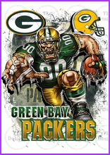Load image into Gallery viewer, Green Bay Packers Full Color Transfers
