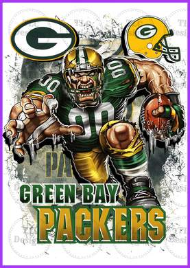 Green Bay Packers Full Color Transfers