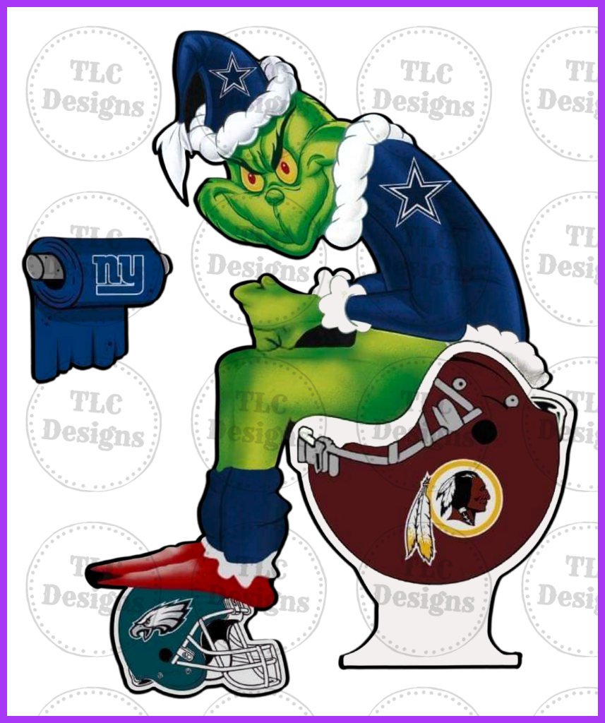 Grinch Sports Full Color Transfers