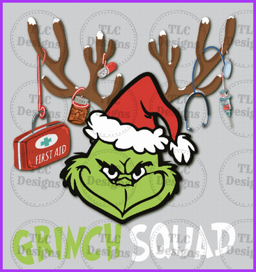 Grinch Squad Full Color Transfers