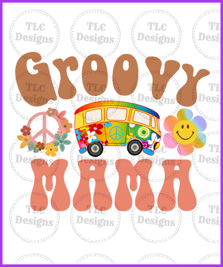Groovy Mama Full Color Transfers