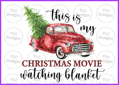 Hallmark Movie Blanket Full Color Transfers