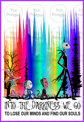 Halloween Theme- Into The Dreams We Go Full Color Transfers