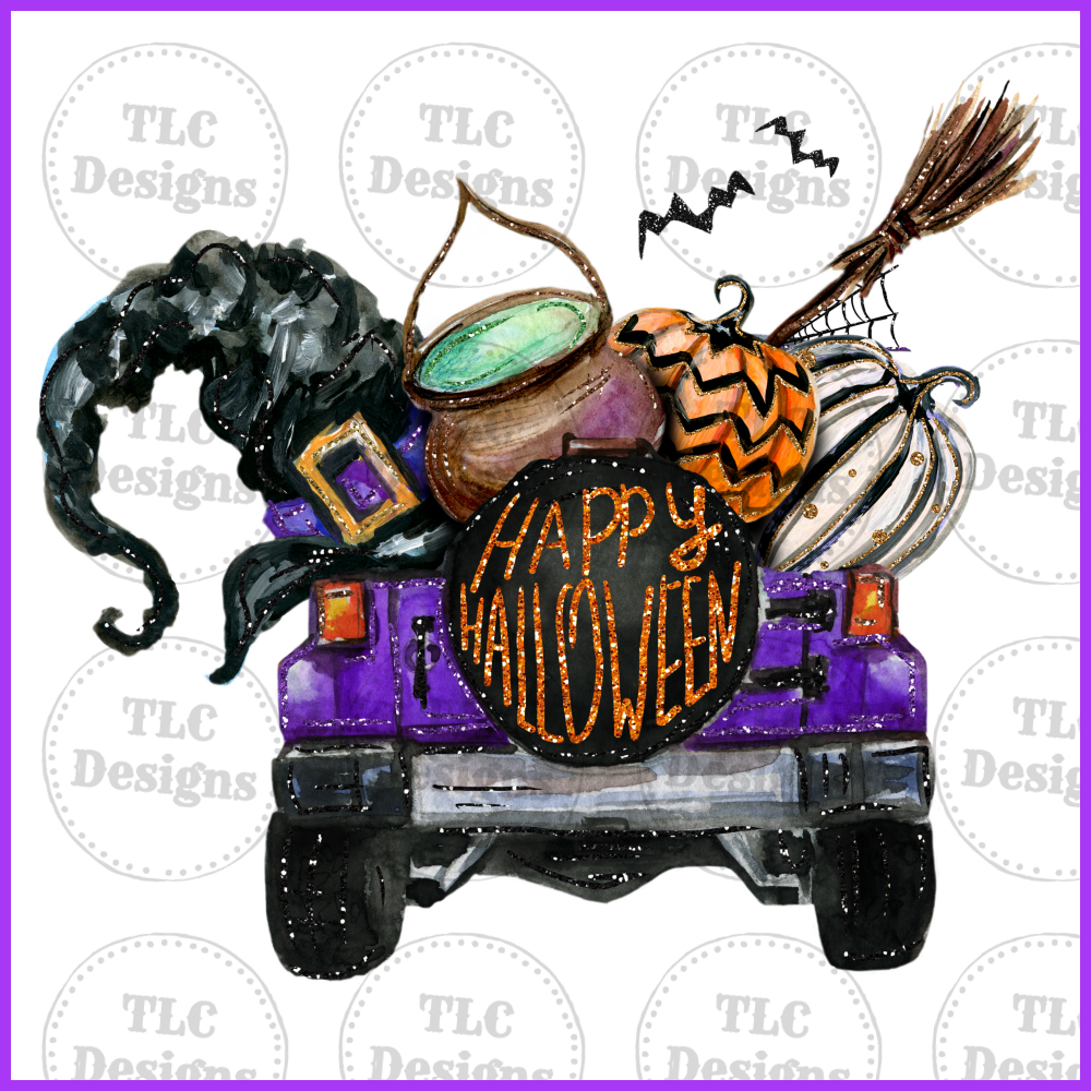 Halloween Theme- Jeep Full Color Transfers