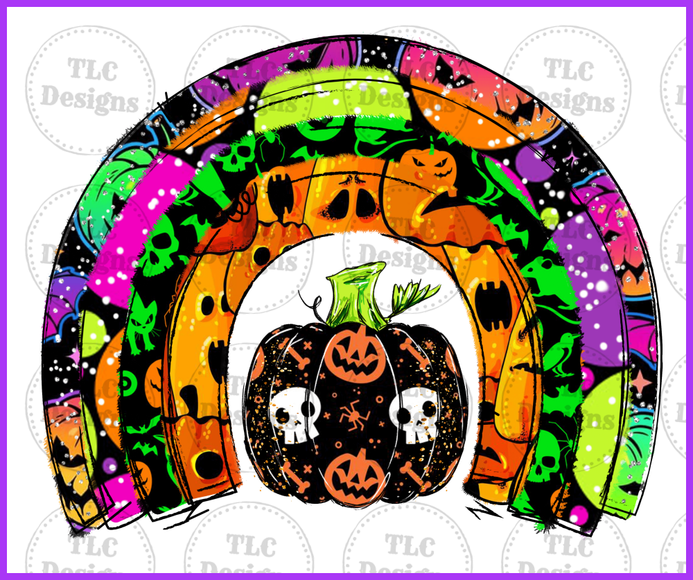 Halloween Theme- Rainbow Of Fright Full Color Transfers