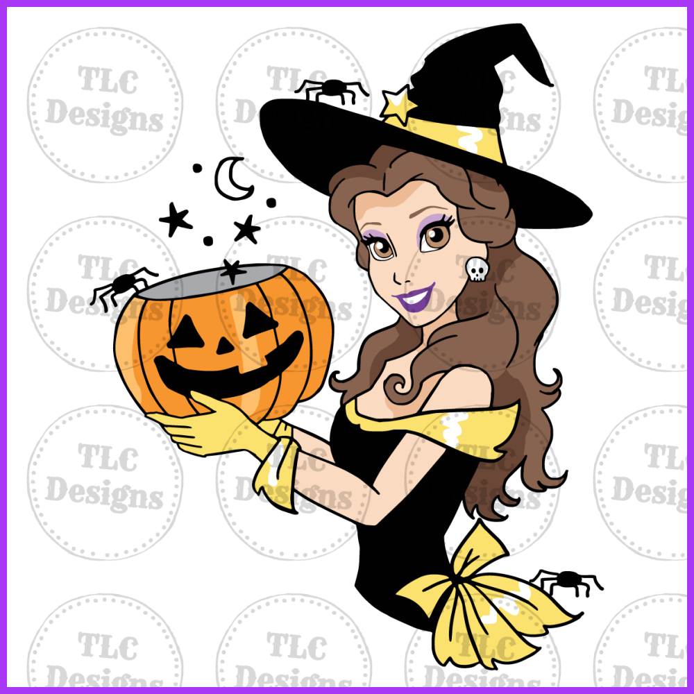 Halloween Theme- Spooky Belle Full Color Transfers