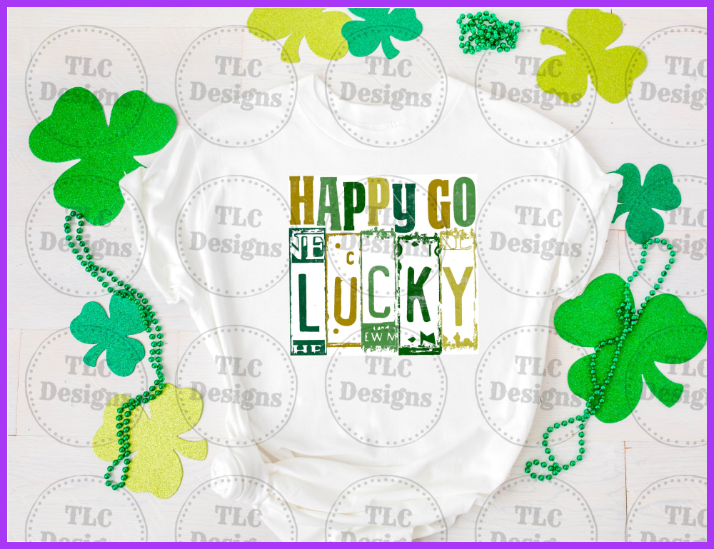Happy Go Lucky Full Color Transfers