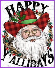 Load image into Gallery viewer, Happy Yallidays Full Color Transfers
