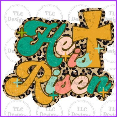 He Is Risen - Retro Full Color Transfers