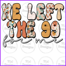 Load image into Gallery viewer, He Left The 99 For Me 2 Full Color Transfers
