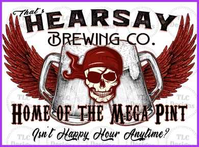Hearsay Brewing Co Full Color Transfers