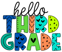 Load image into Gallery viewer, Hello Third Grade Boy Version
