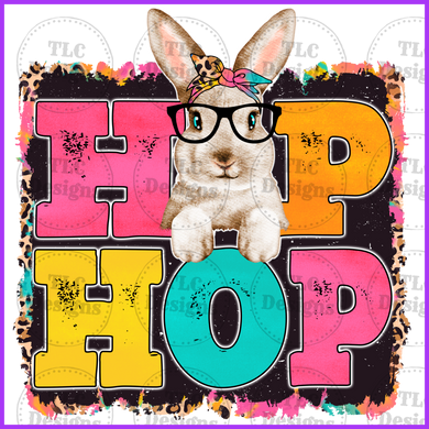 Hip Hop Bunny Bright Full Color Transfers