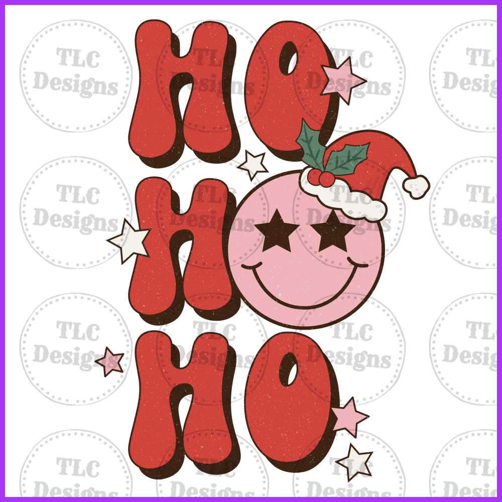 Ho Smiley Full Color Transfers