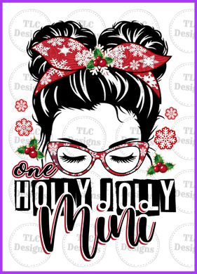 Holly Jolly Mini Full Color Transfers