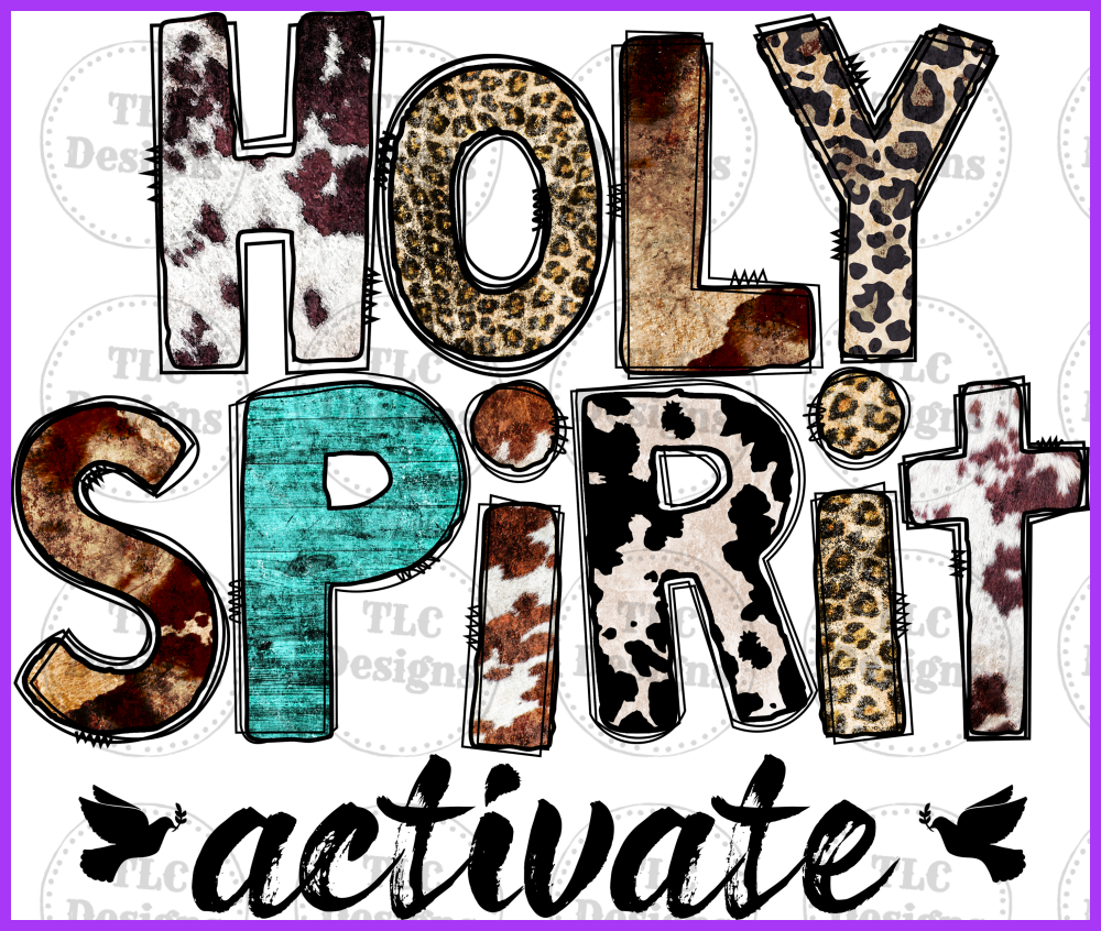 Holy Spirit Activate Full Color Transfers