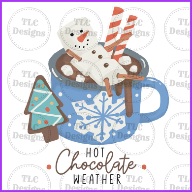 Hot Chocolate Weather Full Color Transfers