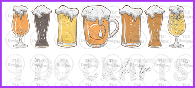 I Do Crafts (Beer) Full Color Transfers