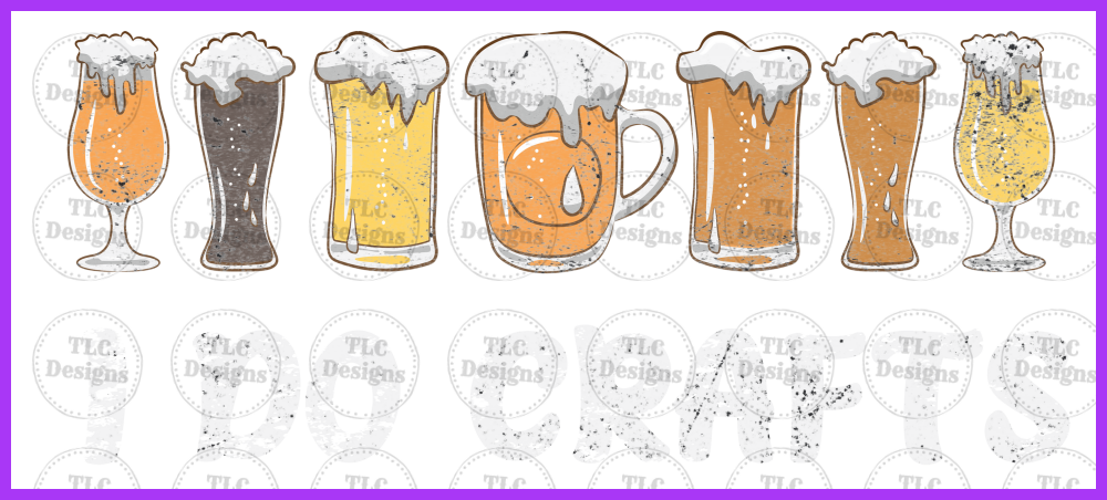 I Do Crafts (Beer) Full Color Transfers
