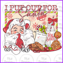Load image into Gallery viewer, I Put Out For Santa Full Color Transfers

