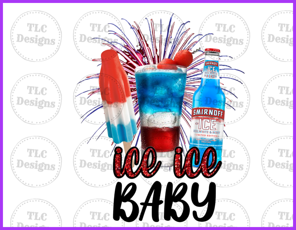 Ice Baby Full Color Transfers
