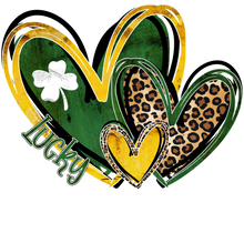 Load image into Gallery viewer, Hearts With Lucky Full Color Transfers
