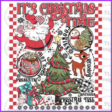 Its Christmas Time Full Color Transfers