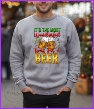 Load image into Gallery viewer, Its The Most Wonderful Time Of Beer Full Color Transfers
